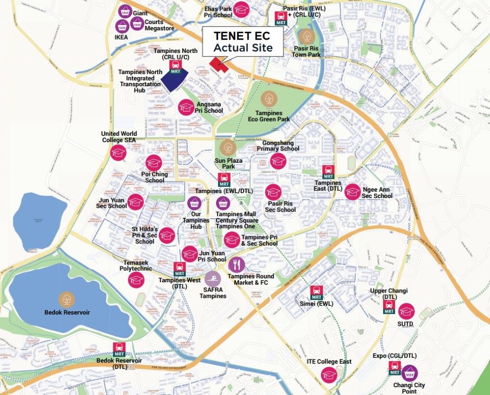 Tenet EC Location Map