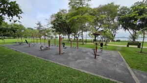 Fitness Corner at Pasir Ris Park near Coastal Cabana EC