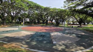 Oval Basketball Court @ Pasir Ris Park near Coastal Cabana