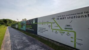 PCN from Punggol to Pasir Ris Park near Coastal Cabana