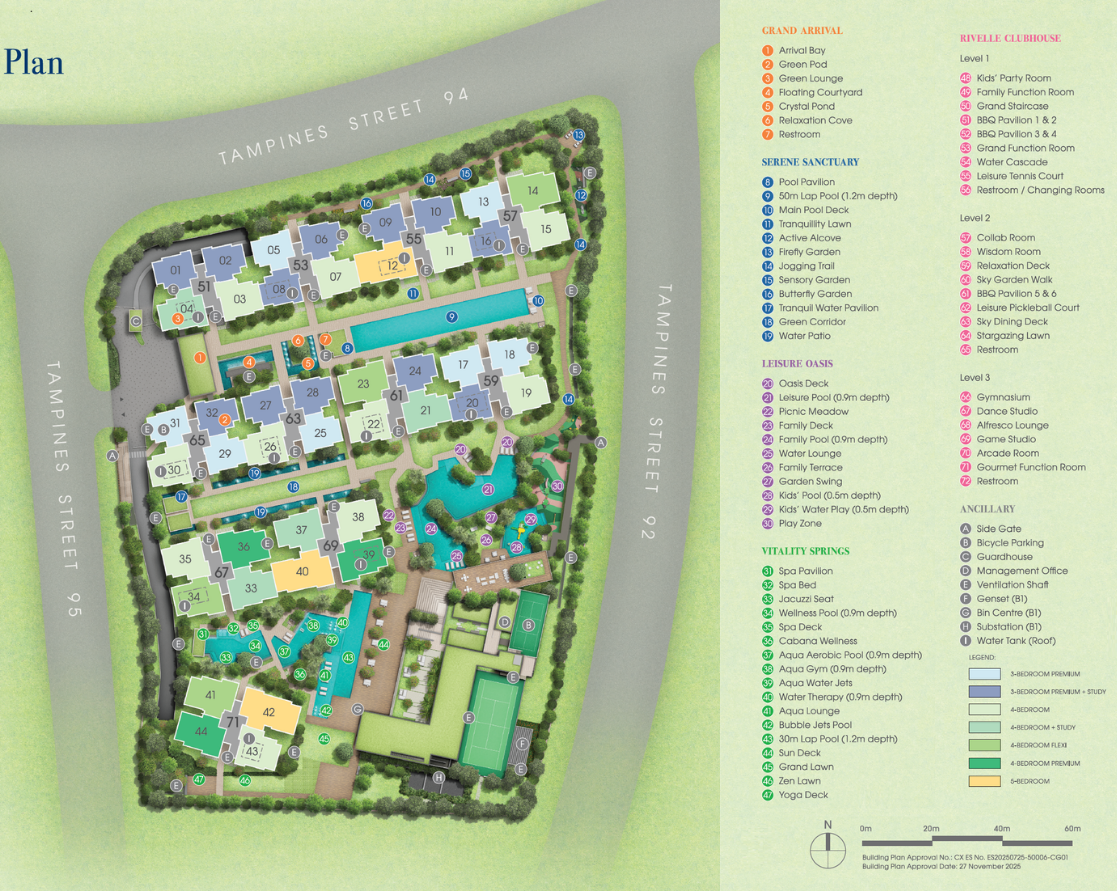 rivelle site plan